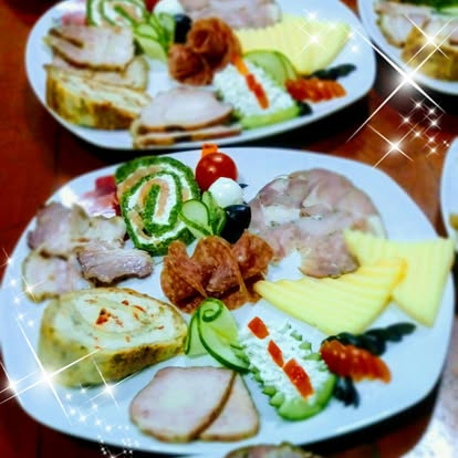 Platou aperitiv servit la evenimentele Casa Di Antonio